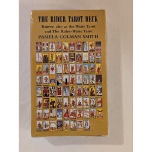 Rider Tarot Deck with Black Velvet Drawstring Bag -‎ Classic Waite Tarot Cards